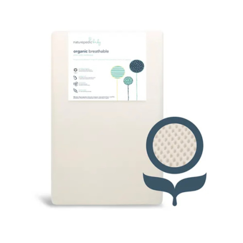Breathable Organic Mini Crib Mattress