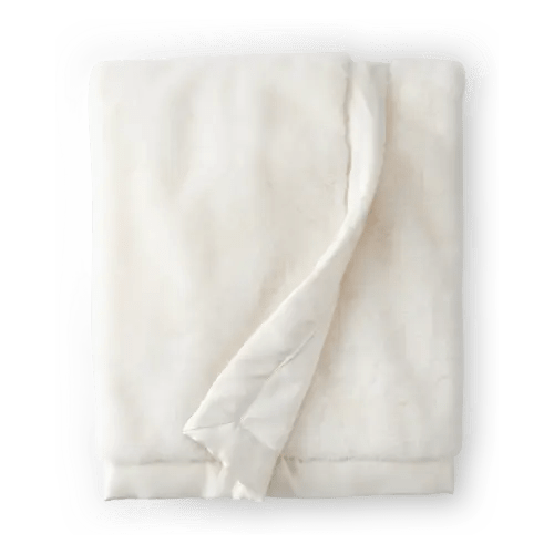 Baby Plush Blanket - White - White