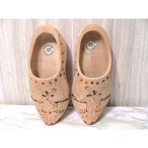 Wooden Shoes Clogs, Vintage Wooden Shoes, Holland