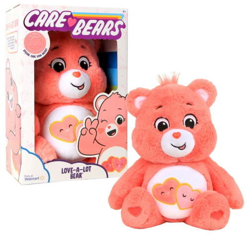 Care Bears 14" Plush - Love-A-Lot Bear - Soft Huggable Material!