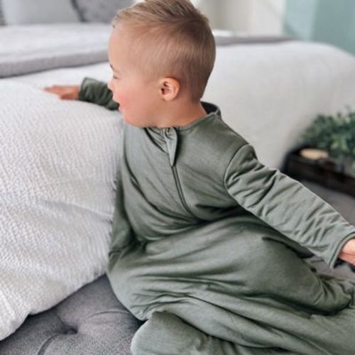 günamüna® Baby Bamboo Rayon Long Sleeve Sleep Bag DIAPER-ZiP 1.0 TOG