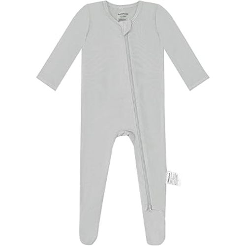 BubblePanda Rayon Made From Bamboo Baby Pajamas Baby Clothes for Boys Girls Unisex Zip-Front Non-Slip Onesie Sleeper
