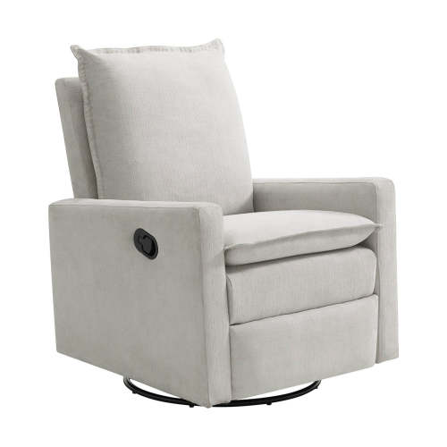Oxford Baby Uptown Swivel Rocker/Recliner in Sand