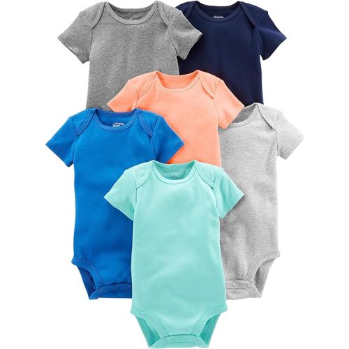 Simple Joys by Carter's baby-boys 6-pack Short-sleeve Bodysuit