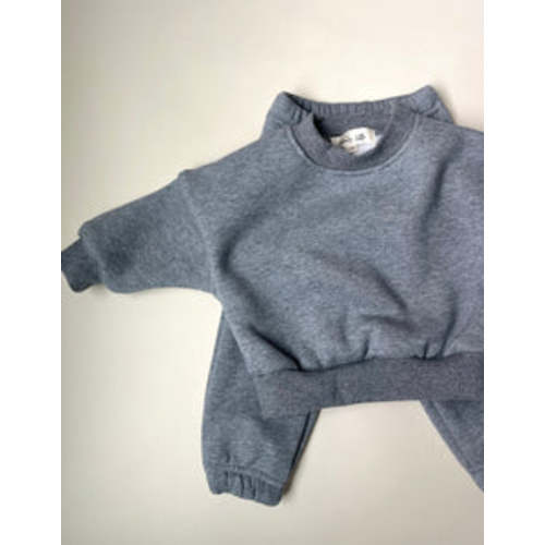 Warm Tracksuit - Dark grey – Purely Little