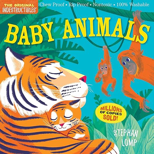 Indestructibles: Baby Animals: Chew Proof · Rip Proof · Nontoxic · 100% Washable (Book for Babies, Newborn Books, Safe to Chew) Paperback – Illustrated, April 4, 2017
