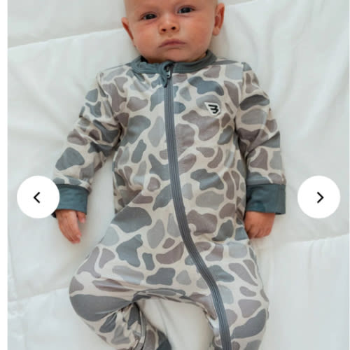 Baby Zip Up - Pintail Camo – BURLEBO
