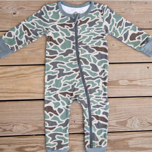 Baby Zip Up - Retro Duck Camo – BURLEBO