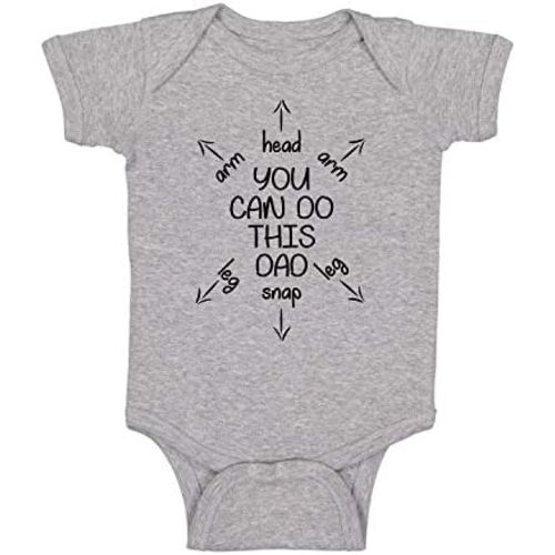 You Can Do This Dad - Funny Baby Essentials Bodysuit - Cute Baby Girl Clothes Newborn Boy Outfit