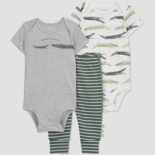 Carter's Just One You® Baby Boys' Gator Top & Bottom Set - Green, Size: 6M