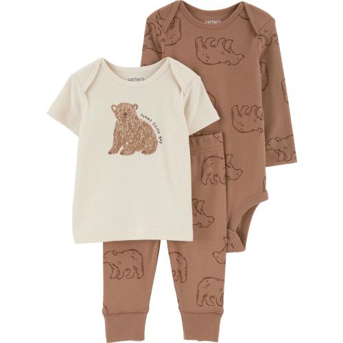 Carter's Child of Mine Baby Boy Outfit Set, 3-Piece, Sizes 0/3-24 Months