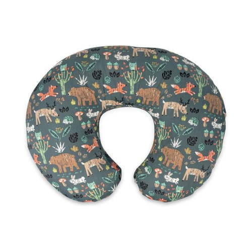 Boppy Original Nursing Pillow and Positioner, Green Forest Animals
