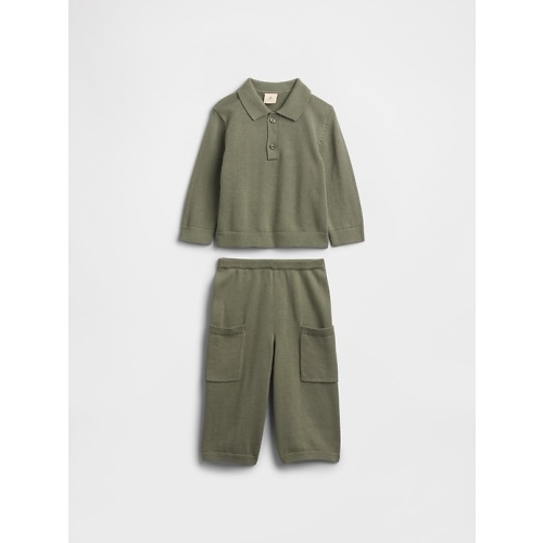 Baby Sweater Two-Piece Outfit Set