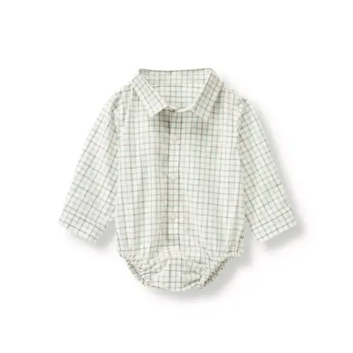 Newborn Winter Green Plaid Plaid Bodysuit by Janie and Jack