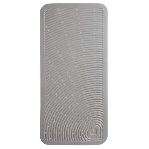 Munchkin Soft Spot Cushioned Bath Mat for Toddlers, 36" L x 17" W, Gray, Unisex