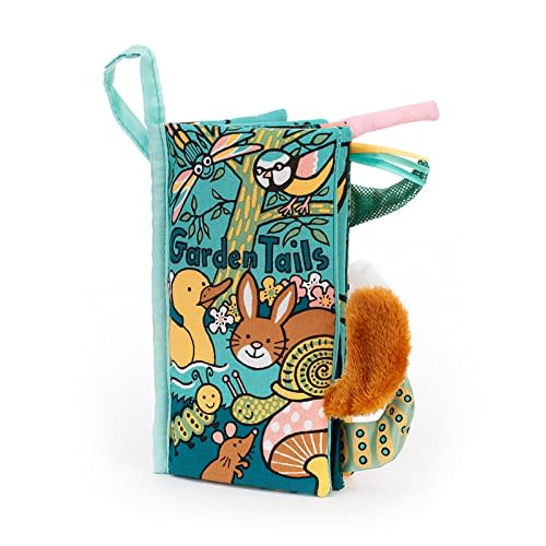 Jellycat Garden Tails: A Soft Activity Baby Book Children's Book - Baby Gift