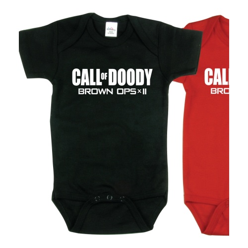 Nursery Decals and More Cute Twin Bodysuits, Includes 2 Bodysuits, 6-12 Month Call of Doody Ops 2