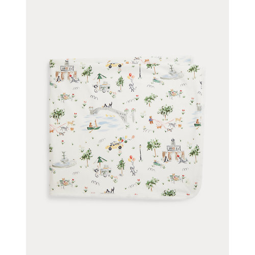 RL Baby x Riley Sheehey Cotton Blanket