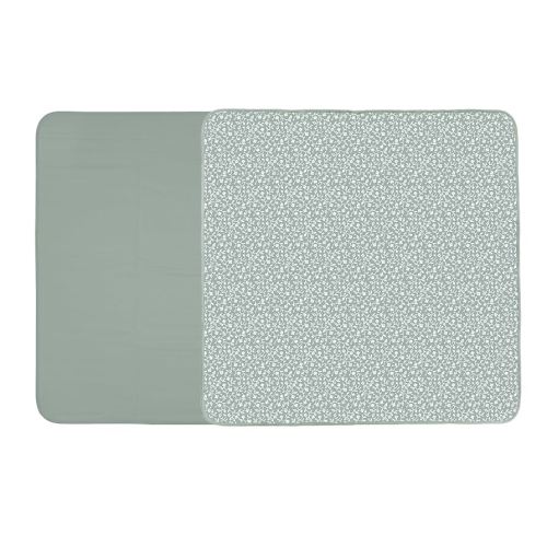 Toddlekind Portable Baby Mat, Organic Cotton 47" x 47, Portable, playpen mat, Travel, Indoor/Outdoor mat, for Babies/Toddlers, 0m+ (Sage)
