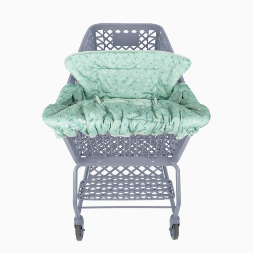 Sprucely Antibacterial Compact Shopping Cart Cover - Frosty Mint