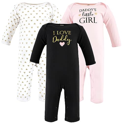 Hudson Baby baby-girls Cotton Coveralls