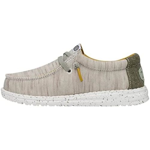 Hey Dude Wally Toddler Jersey | Toddler Shoes | Toddler Lace Up Loafers | Comfortable & Light-Weight