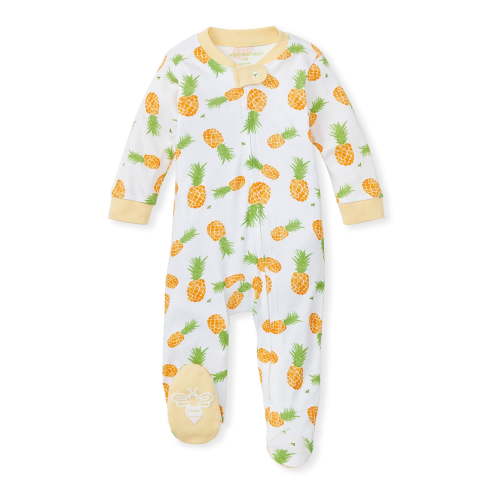 Burt's Bees Baby Newborn Baby Boy Organic Cotton Sleep 'N Play Footed Pajamas