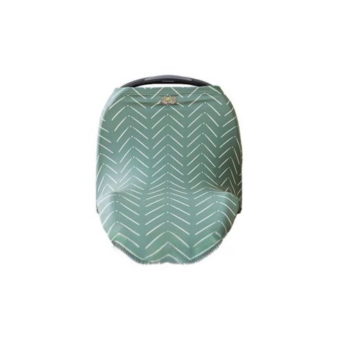 Itzy Ritzy Mom Boss 4-in-1 Nursing Cover And Bib Set - Sage