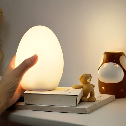 dinosaur egg night light color changing mode timer function