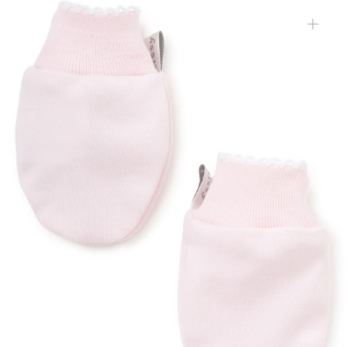 Pink/White Kissy Basics Mittens