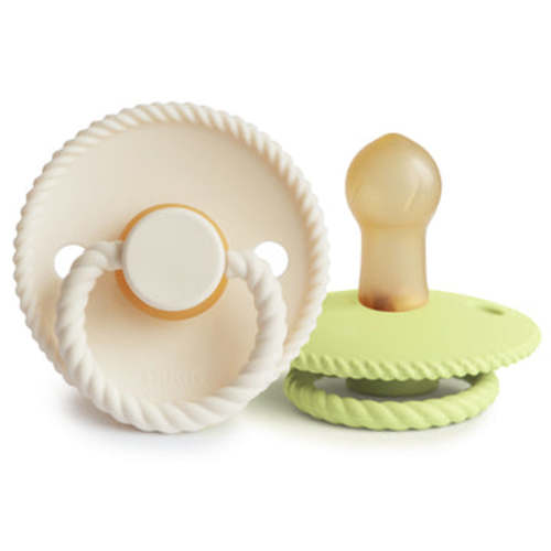 FRIGG Rope Natural Rubber Pacifier 2-Pack – Mushie