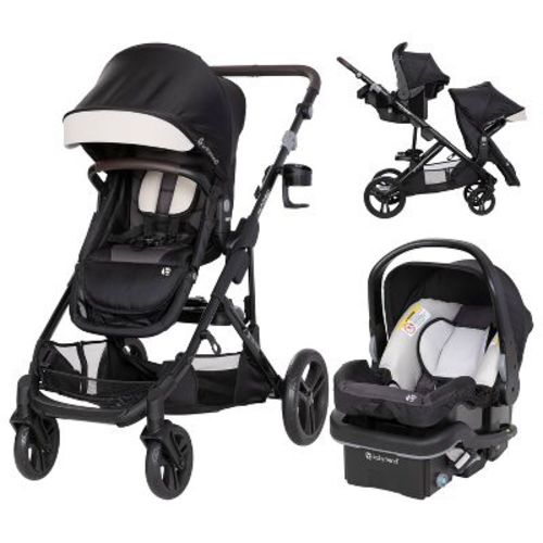 Baby Trend Morph Single To Double Modular Stroller Travel System - Madrid Tan