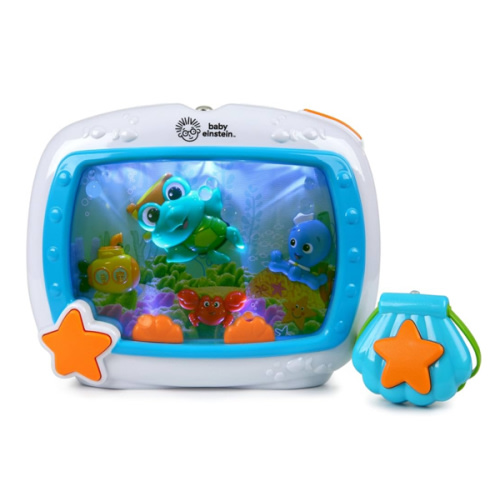 Baby Einstein Sea Dreams Soother Musical Crib Toy and Sound Machine, Newborn and up