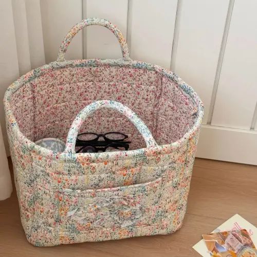 Car Storage Basket Organizer, Multi-Purpose Car Interior Accessories, Durable & Space-Saving Design for Vehicles – Perfect for Easter Baskets, Mother’s Day & Baby Shower Gifts | Game Day Essential, Quilted Tote Bag Inspired - TikTok Shop