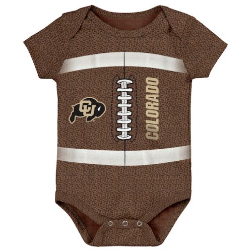 Colorado Buffaloes Newborn & Infant Catch Me Football Bodysuit - Brown