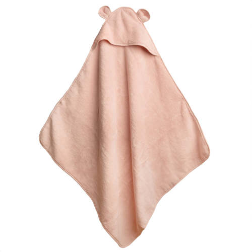 Organic Cotton Hooded Towel - Misty Rose
