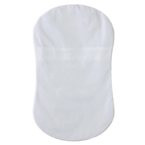 HALO - Bassinest Fitted Sheet | 100% Organic Cotton -White - white ,