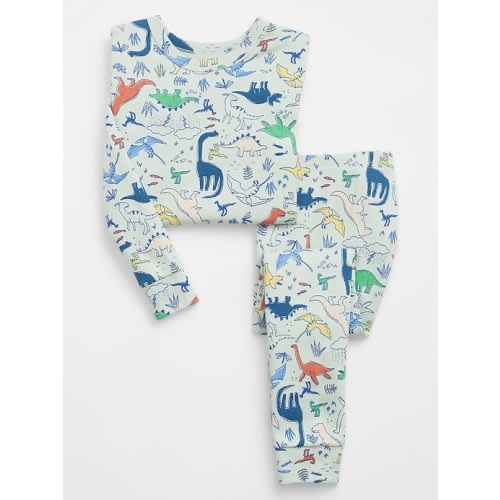 babyGap 100% Organic Cotton Dino PJ Set | Gap Factory