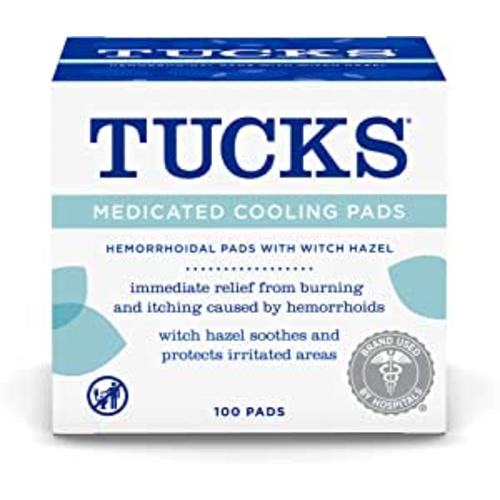 Amazon.com: Tucks Cooling Pads, Medicated, 100 Count : Everything Else