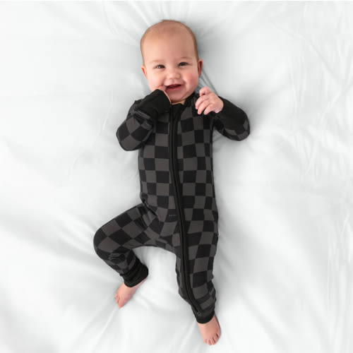 Monochrome Checks Zippy – Little Sleepies