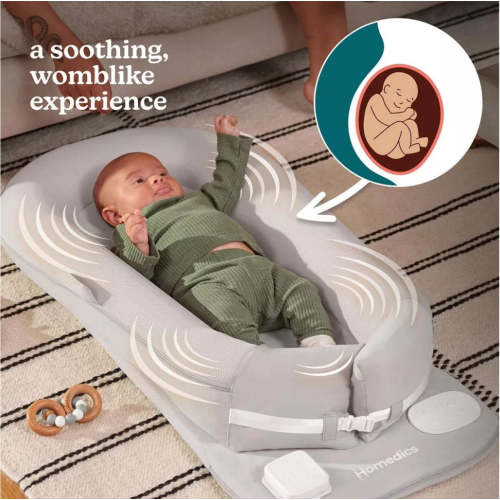 Baby Lounger Calming Cushion with Soothing Sound, Vibration and Washable Cover