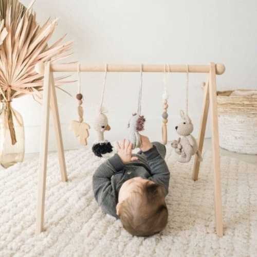 Baby Gym with Crochet Toys
