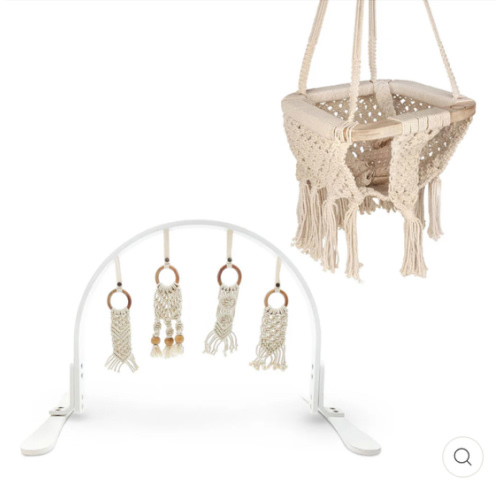 Play Gym + Macrame Swing Bundle