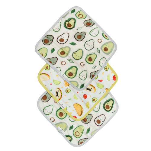 Washcloth Set - 3 Pack - Avocado