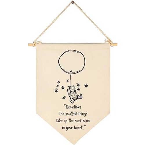 Nursery Wall Flag Decor,Baby Bedroom Pennant Decor,Playroom Sign,Front Door Decoration,Nursery Banner Decoration Gift for Boy Girl Kids,Baby Present Shower,New Home Birthday Christmas Gifts