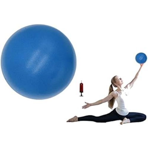 Small Exercise Ball for Between Knees, 6 inch Pilates Ball with Pump, Mini Yoga Core Ball Physical Therapy