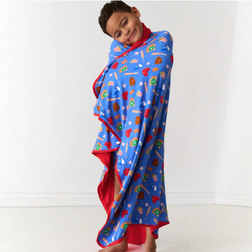 Blue All Stars Large Cloud Blanket® - Little Sleepies