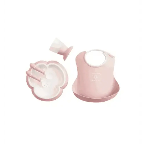 Brands We Love Baby Dinner Set, Powder Pink by Janie and Jack