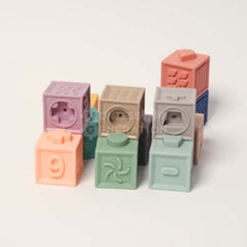 Montessori Squeaky Block Set - For Babies & Toddlers Alike!