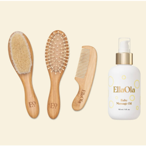 The Brush & Oil Cradle Cap Duo